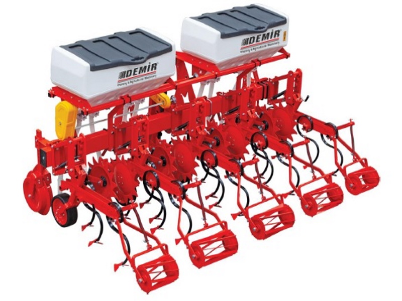 Cultivateur de cultures en rangées à châssis fixe