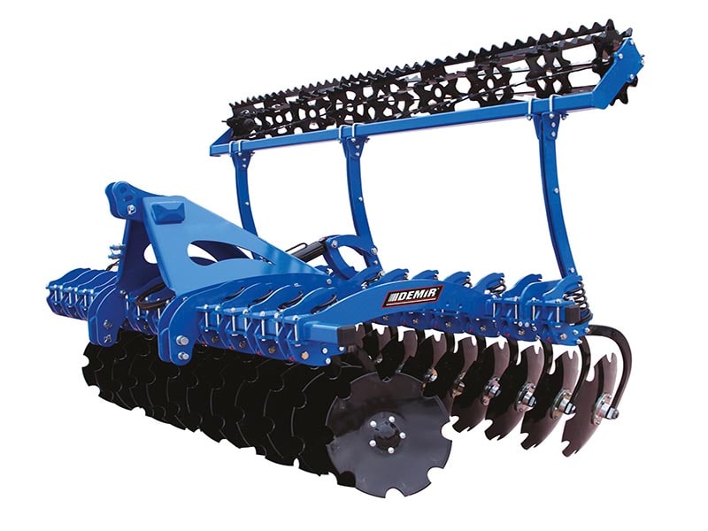 Herse à disques multiples indépendante du ressort