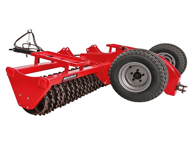 Rouleau traîné en acier moulé monté