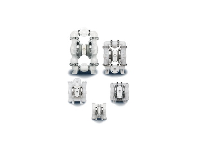 Pompes Pneumatiques à double membrane série plastique à colliers Wilden