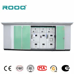 Pré Assemblé 1250kVA Compact Distribution Électrique Poste de Transformation