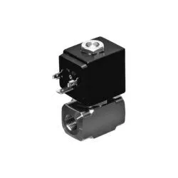 Électrovanne 2 voies NF, corps en acier inoxydable, avec raccord G