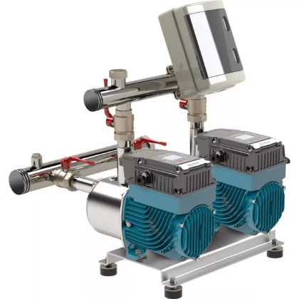 Variable speed pressure boosting system with integrated control