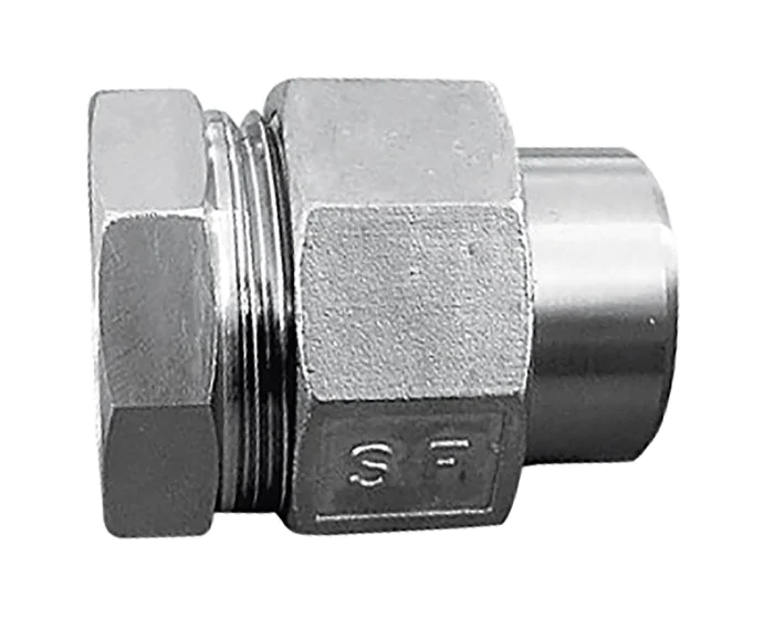 Raccord union BW x F taraudé — Inox (Réf. 906 085)