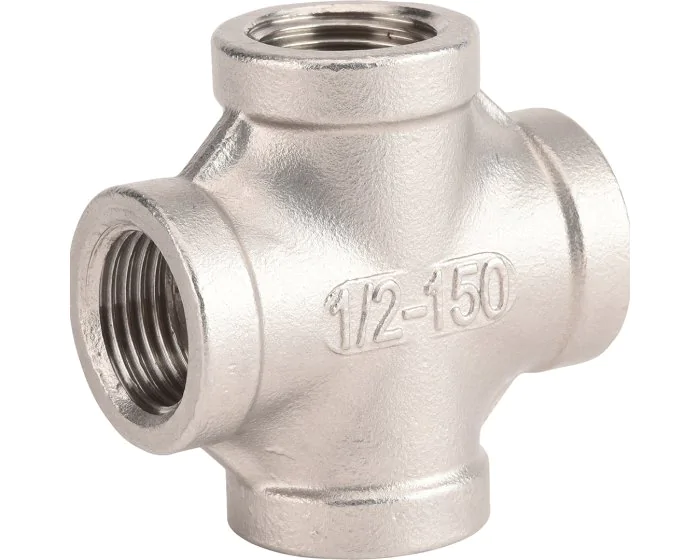 Croix FFFF fileté — Inox (Réf. 906 285)