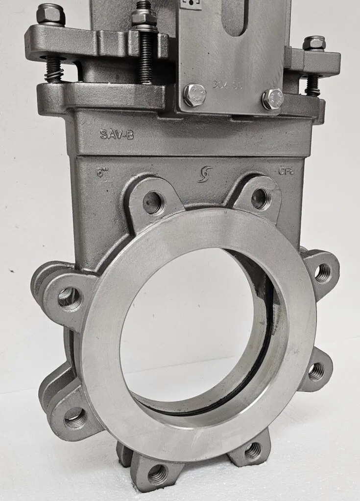Vanne guillotine Inox PN10 Étanchéité Bidirectionnelle