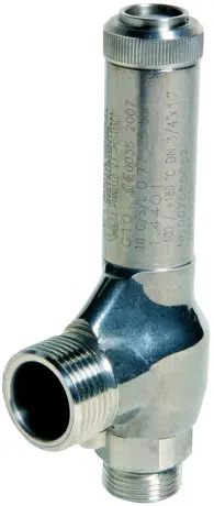 Soupape échappement canalisé Inox PN60