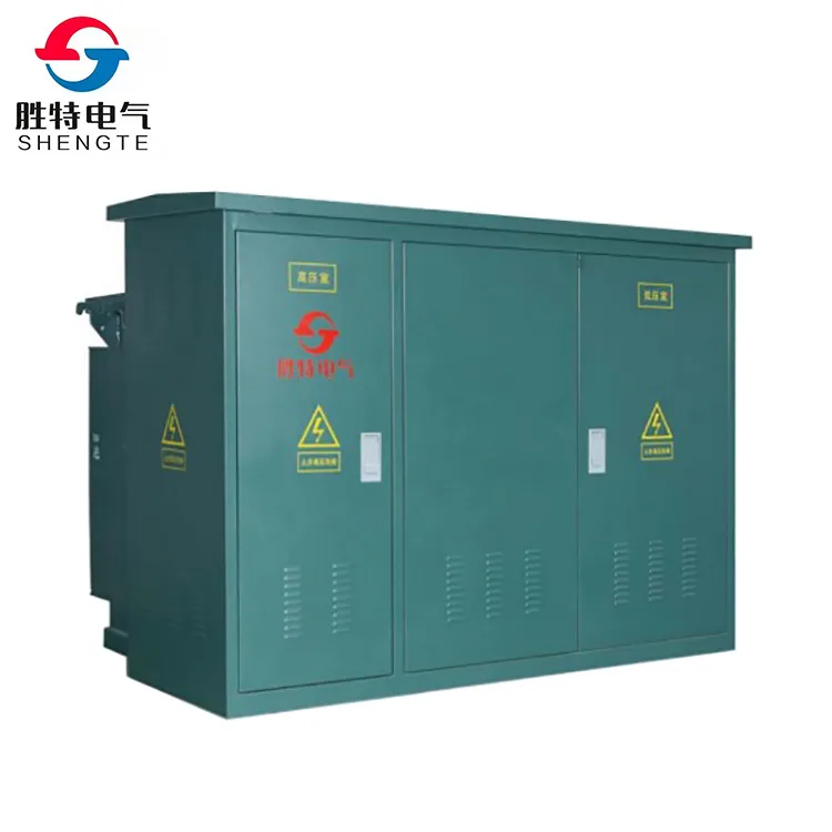 Extérieur 500kVA 630kVA 800kVA 1000kVA 1250kVA 1500kv 1600kVA Préfabriqué Combinaison Compact Transformateur Poste de Transformation