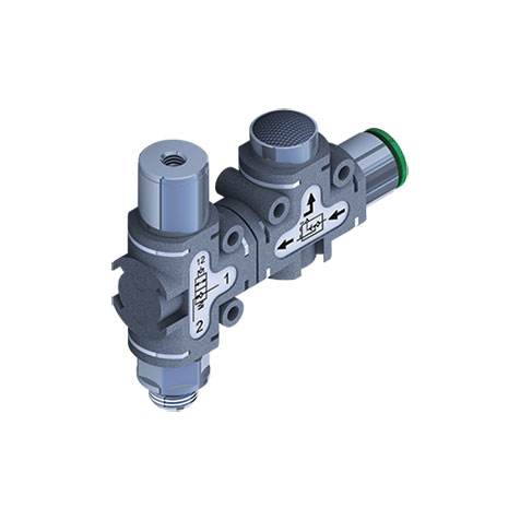 5512GTABXX – Vanne de blocage 90° + QEVac 