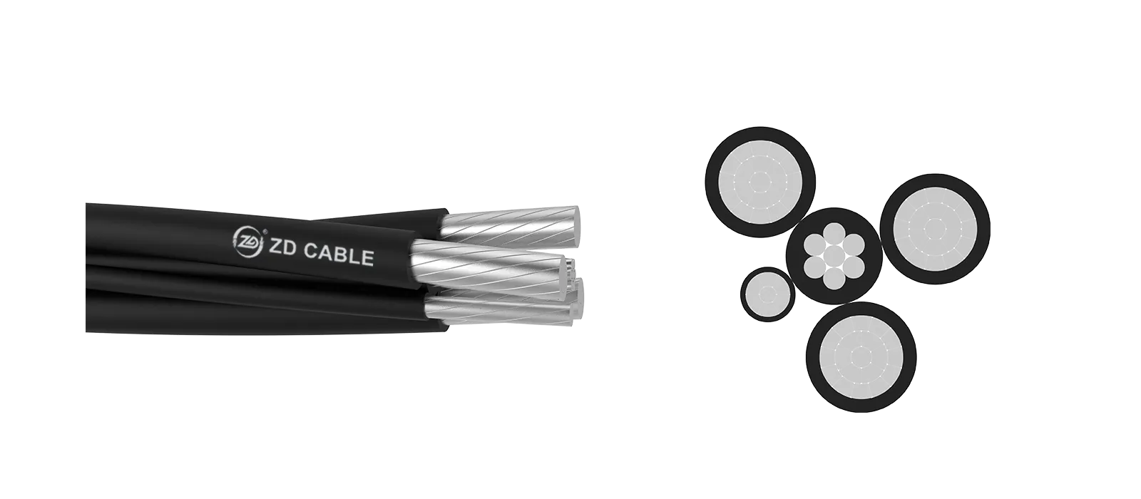 Câble ABC 3+1+1 Conducteurs BT