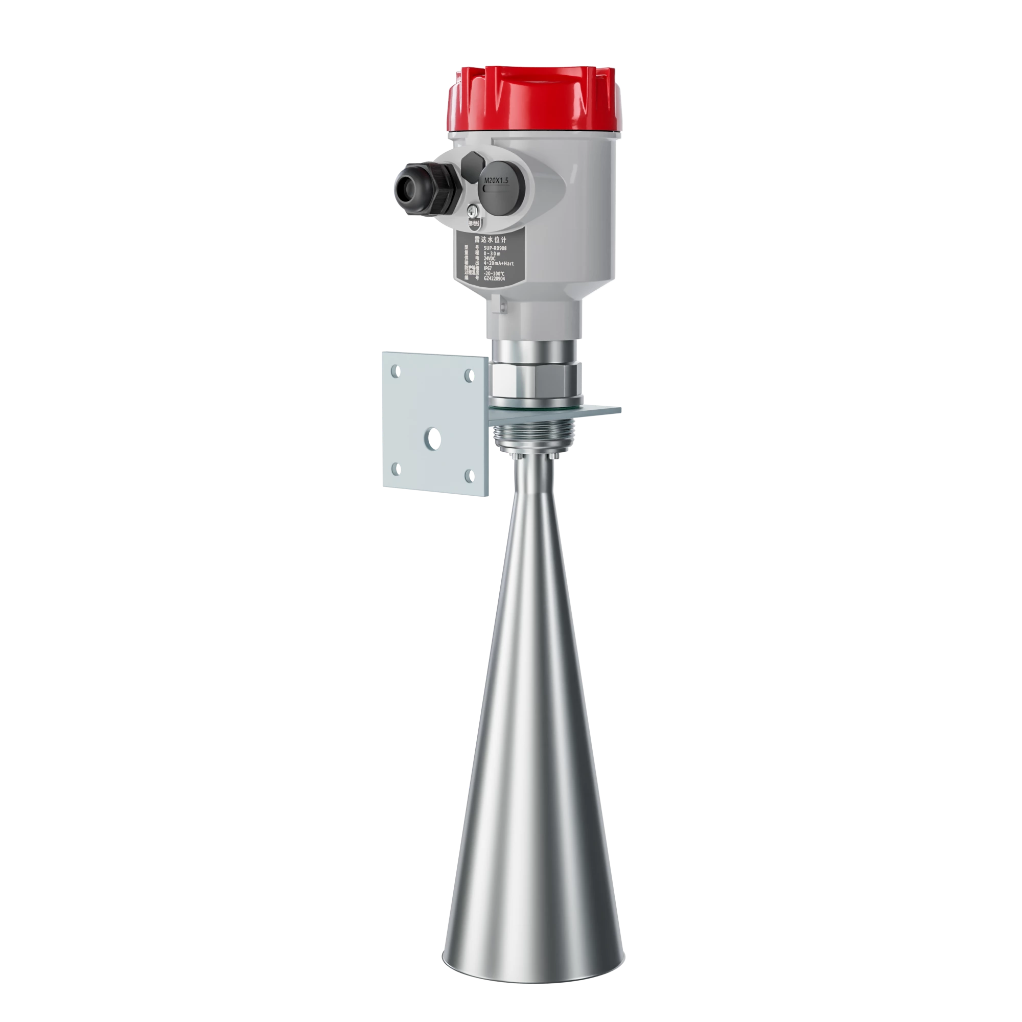 Indicateur de niveau radar pour rivière SUP-RD908