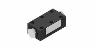 Clapets d'arrêt/anti-retour clapets anti-retour pilotés à embase filetée double type 2UZSBE6 