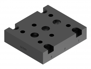 Embases CETOP/autres types pour vannes de décharge type G470/01 