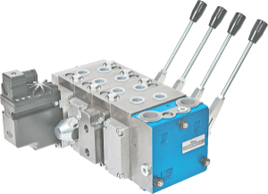 Vannes de commande monobloc et vannes sectionnelles vannes sectionnelles vanne proportionnelle précompensée (possibilité de réaliser une version à sécurité intrinsèque) type PV4 