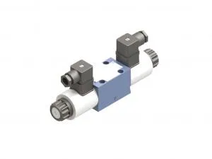 Distributeurs directionnels, sous-plaque pour distributeurs (CETOP), à commande électrique tout ou rien, type WE